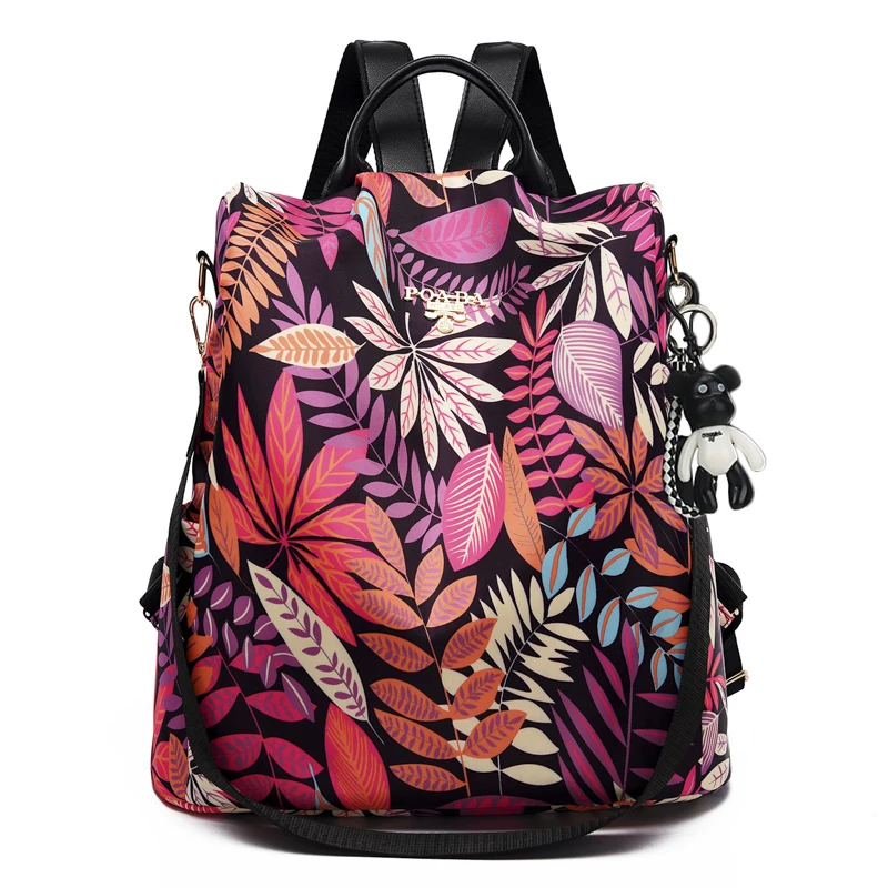 Модный Противоугонный женский школьный рюкзак прочный водонепроницаемый Оксфордский школьный рюкзак симпатичный стиль для девочек Школьный рюкзак Mochila - Цвет: 11
