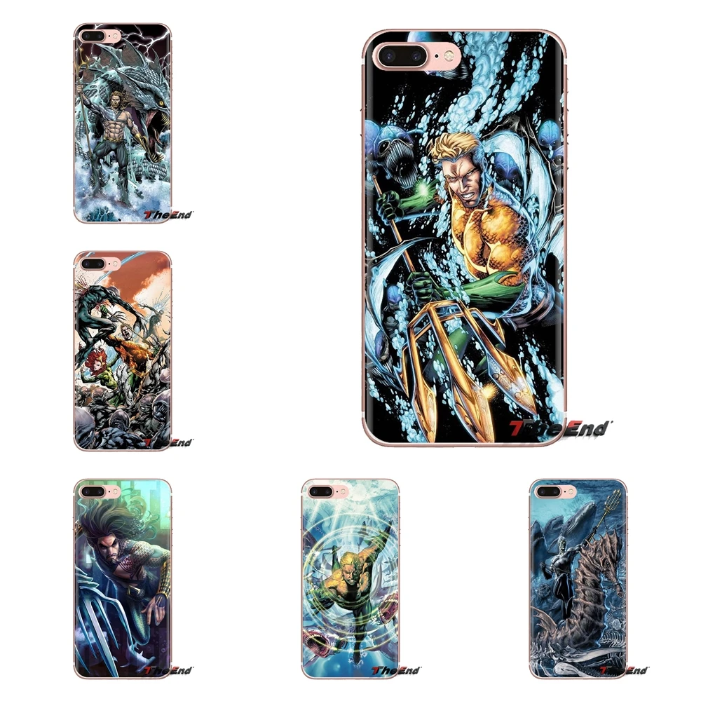 Силиконовый чехол с изображением ножа Aquaman и героев комиксов Джейсона для Huawei G7 G8