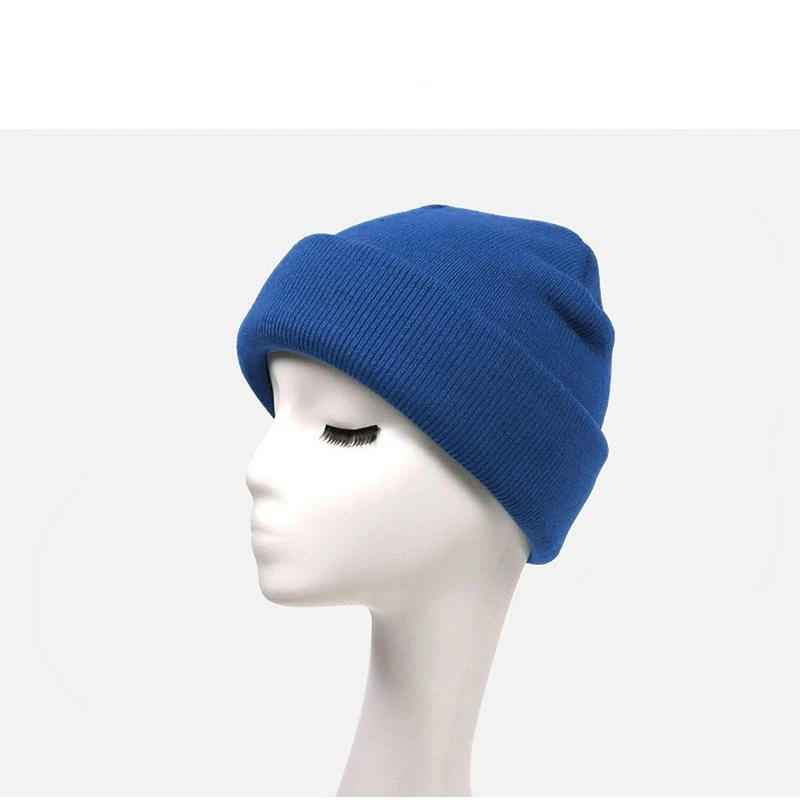 

Новинка, вязаная шапка, женские зимние облегающие шапки, вязаная однотонная Милая облегающая шапка для девушек на осень, женские облегающие шапки, теплая шапочка, Женская Повседневная шапка