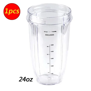 

1PCS Portable 24 oz Ounce Cup Spare Replacement Parts Accessories for Nutri Ninja Auto-iQ 900W 1000W and Duo Blenders Juicer