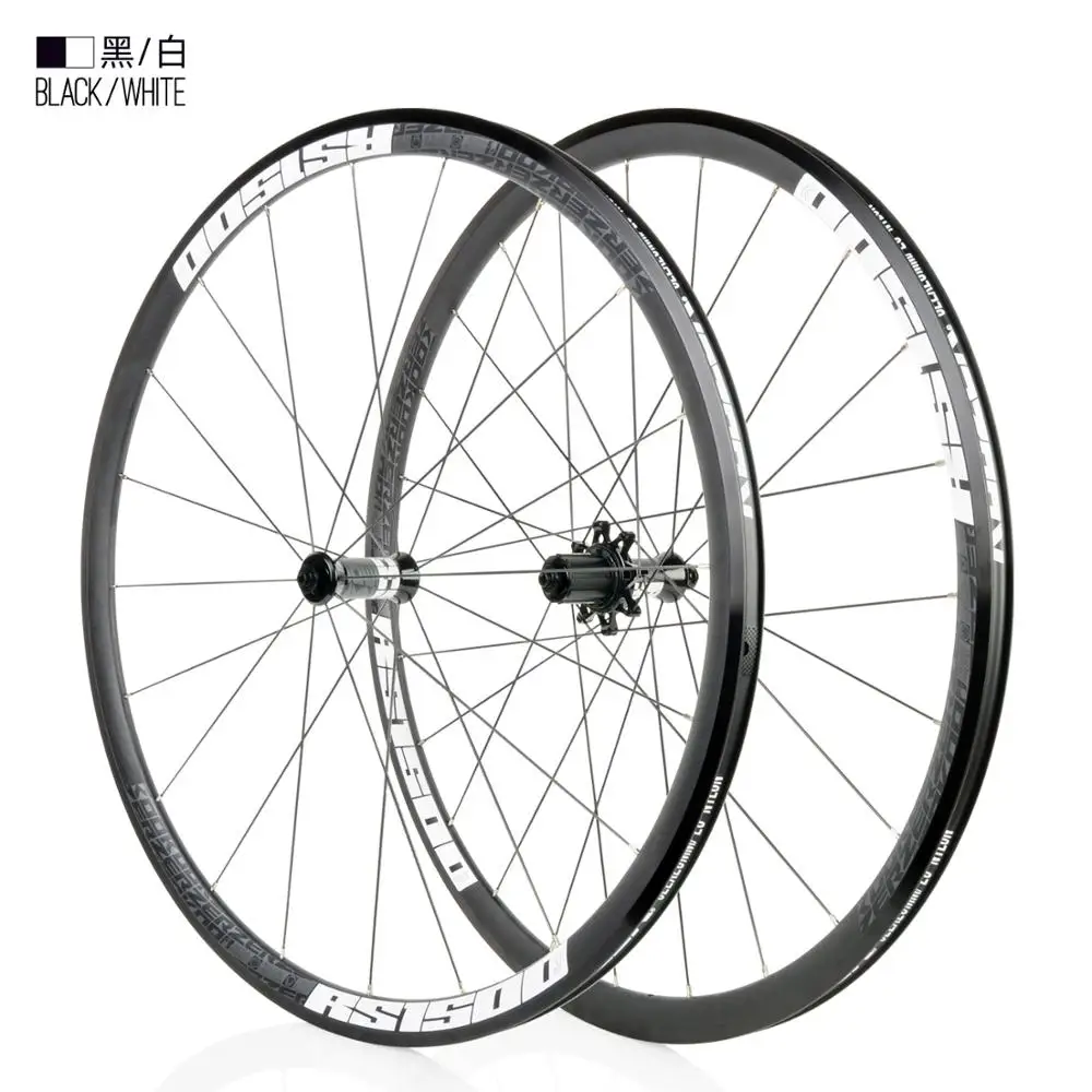 NEW KOOZER RS1500 Road Bike 700C Wheelset Front 2 Rear 4 Bearing 72 Ring 30MM Rim 2:1 Spoke Wheels Ultralight 1500g Use RS330