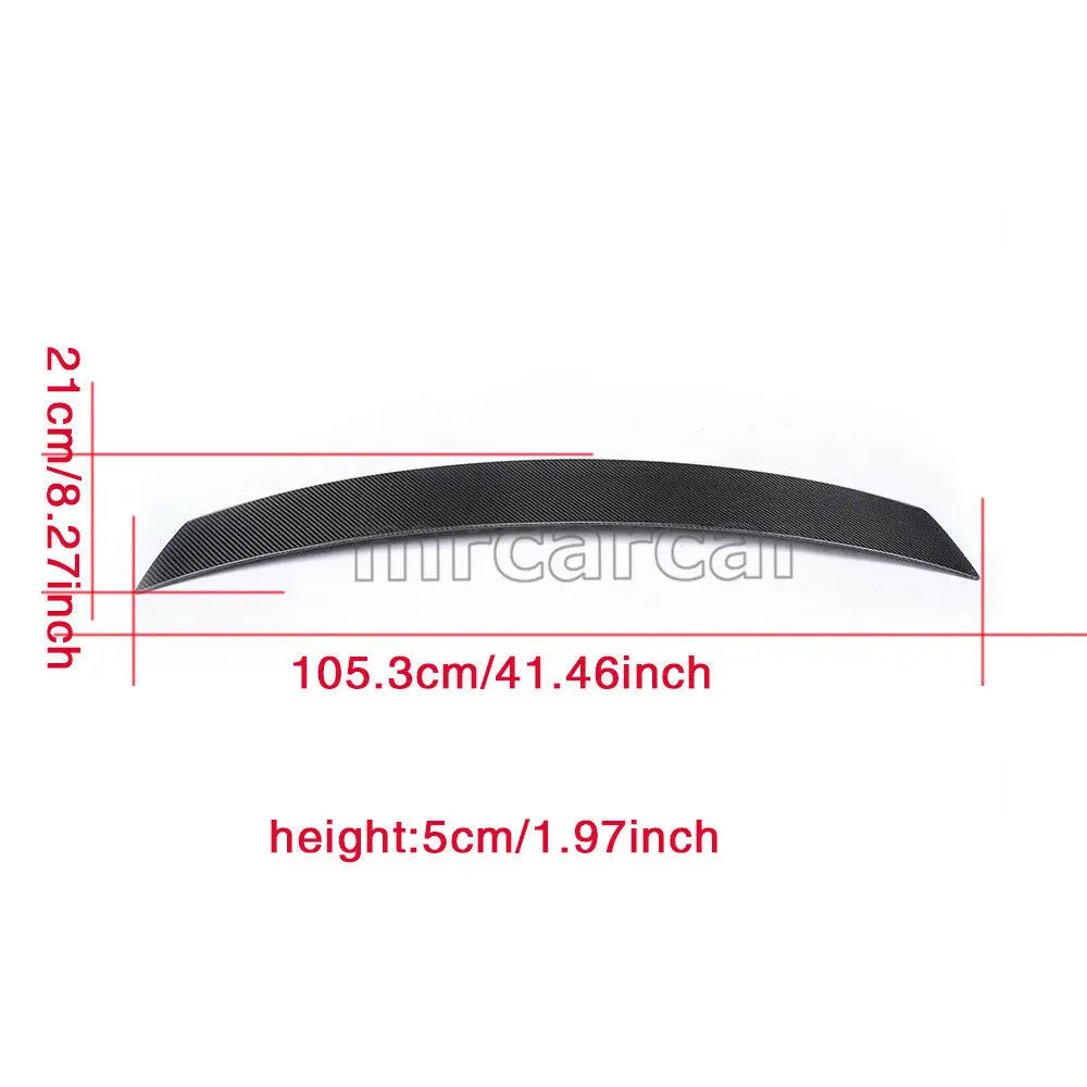 Car Rear Spoiler Wing Factory Fit for Audi Mk2 TT 8J TTS 2008- Carbon Fiber Car accessories Car modification