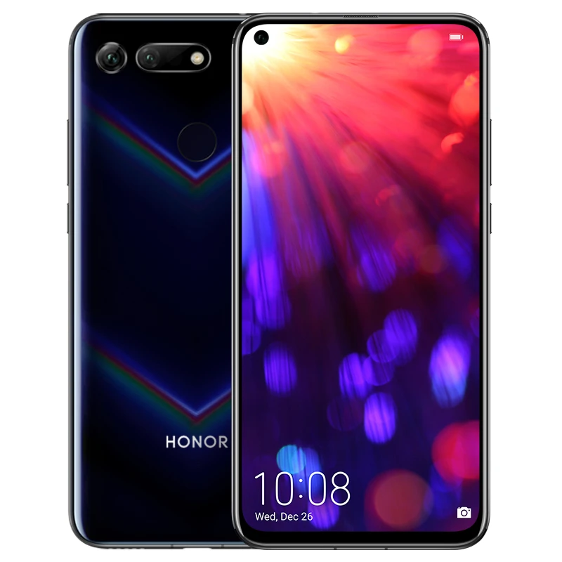 Honor V20 View 20 смартфон 6," Fullview 4000mAh SuperCharge Kirin 980 Android 9 45MP OTG NFC мобильные телефоны