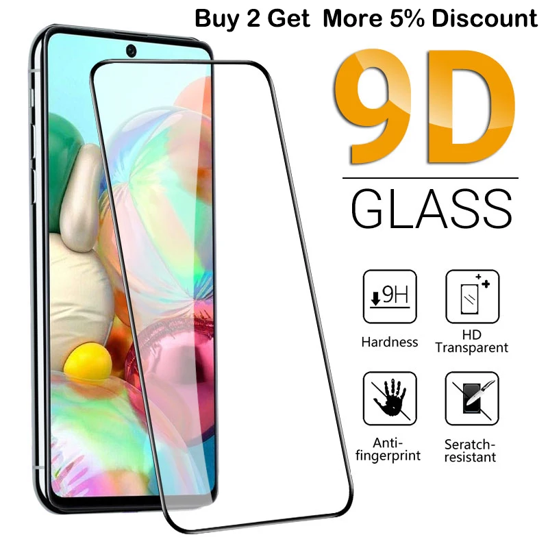 Protective Tempered Glass for Samsung A21S A21 A22 A31 A32 A41 A51 A52 A71 A72 A81 A82 A91 4G 5G Screen Protector Glass Film