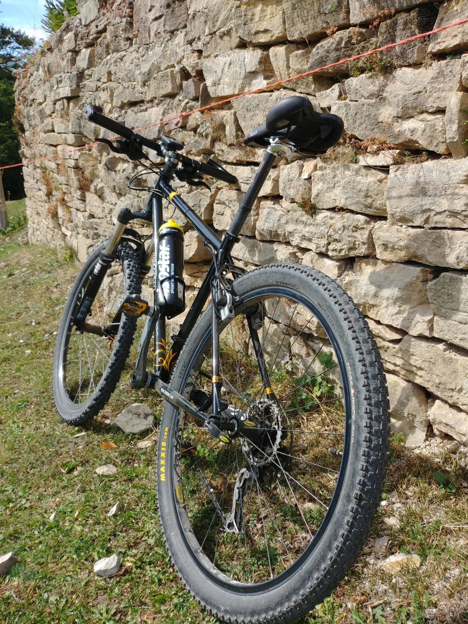 DARKROCK windspeed CR-9 MTB рама вилка 26 ''DISC-V тормоза CR-MO сталь 4130 Запчасти для горных велосипедов черный глянец