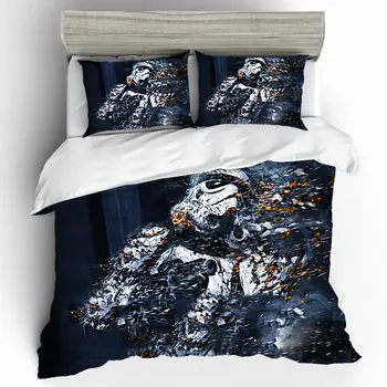 

Edredon Star Wars Bedding Sets Duvet Cover Home Textile Single Queen King Size Bedding Set Bed Sheets Pillowcases Bed Linen