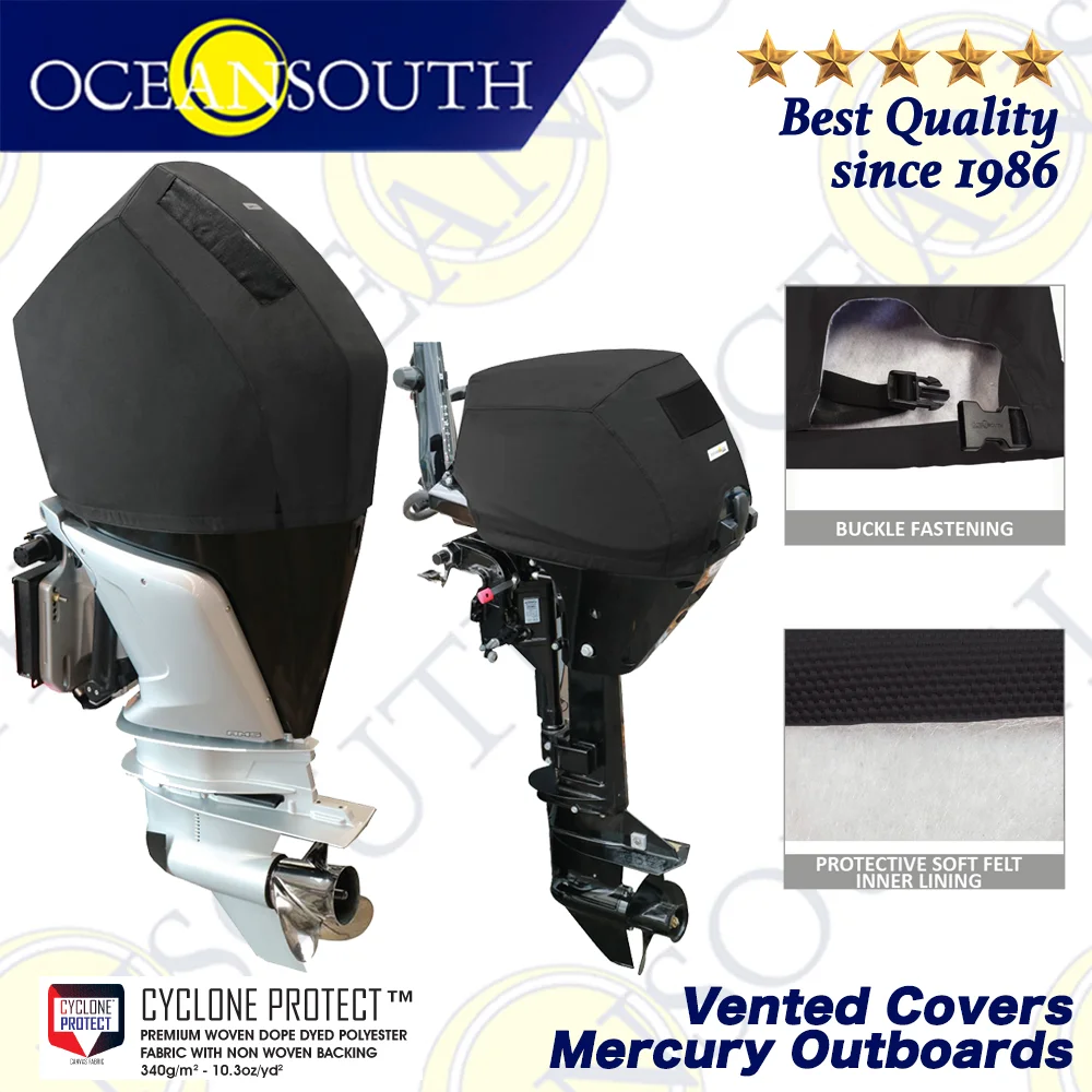 Oceansouth Vented Covers for Mercury Motor Outboards outboard motor cover
