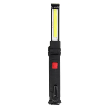 

Portable 5 Mode COB Flashlight Torch USB Rechargeable LED Work Light Magnetic COB Hanging Hook Lamp For Outdoor Camping