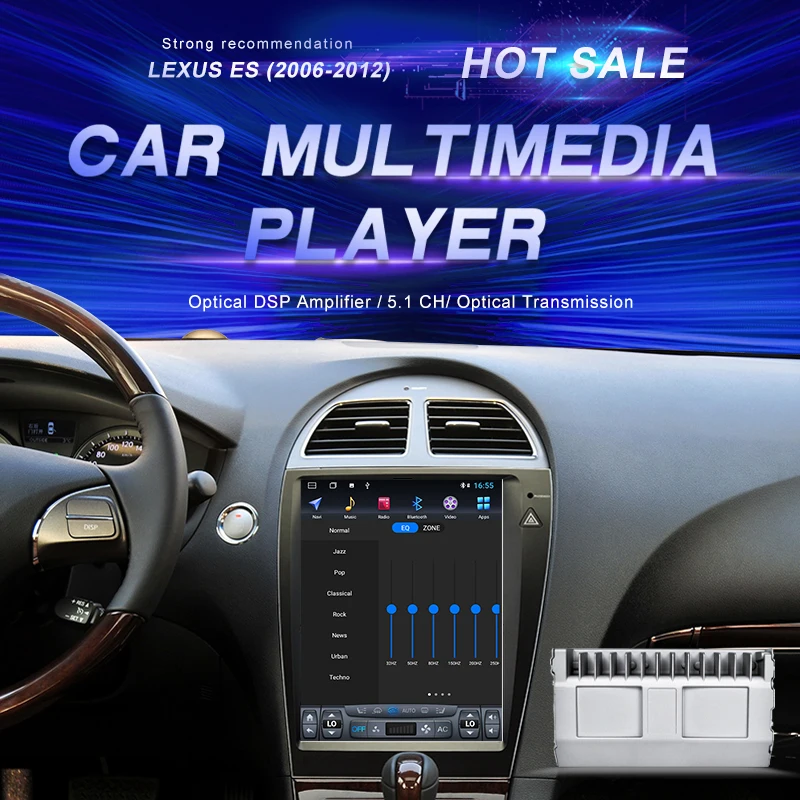 

Android Car DVD For Lexus ES (2006-2012) Car Radio Multimedia Video Player Navigation GPS Android10.0 Double Din