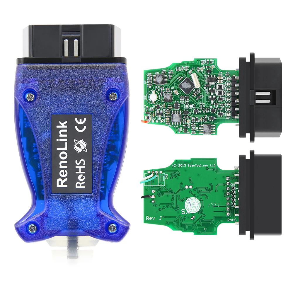 Renolink OBD2 для Renault ECU Программатор V1.87 RENOLINK V1.52 программирующий туннинговый