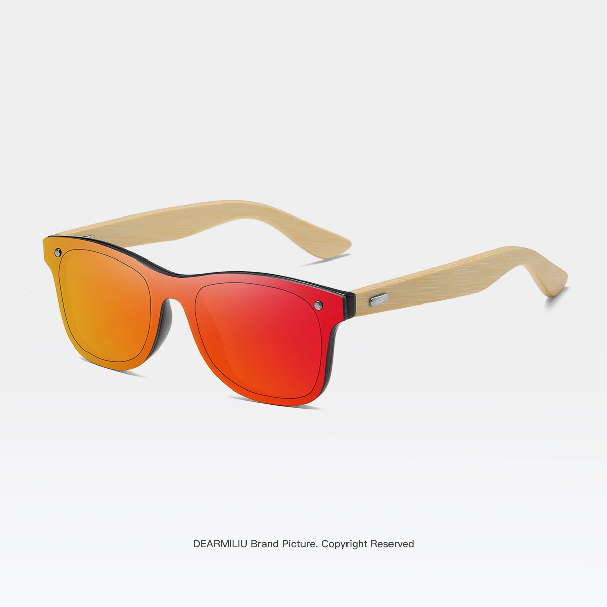 DEARMILIU, натуральные винтажные деревянные солнцезащитные очки, мужские, модные, солнцезащитные очки,, дерево, Oculos de sol masculino, UV400