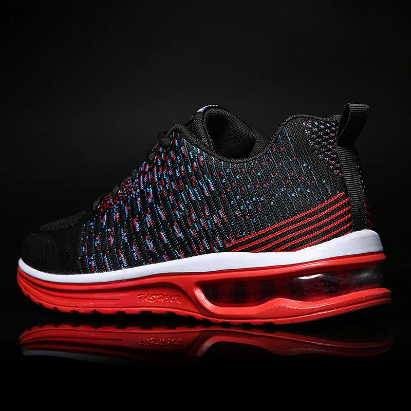 Autumn New Style Trend Recommended AliExpress Breathable Fly Woven Athletic Shoes Korean-style Y583 Really Air Cushion MEN'