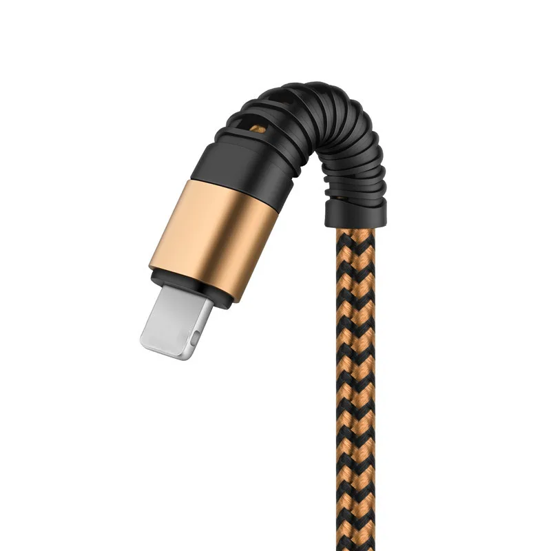 1-3 м Быстрая зарядка USB кабель для зарядки IOS Дата кабель синхронизации для iPhone X XS 8 7 6S 6 5 5S iPad Plus - Цвет: IOS (Gold)