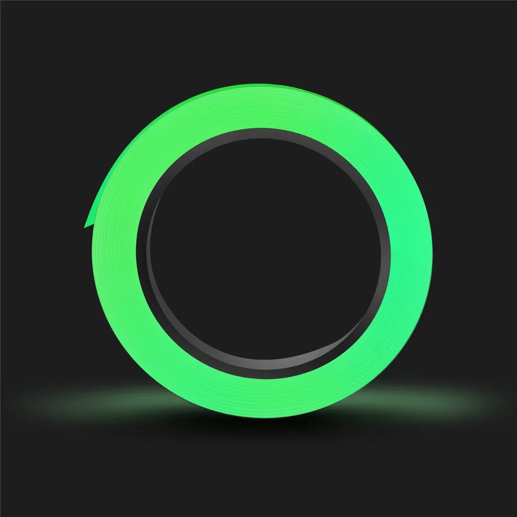 20# светящаяся лента 5 м светится в темноте светящаяся флуоресцентная Ночная самоклеящаяся защитная клейкая лента флуоресцентная аварийная