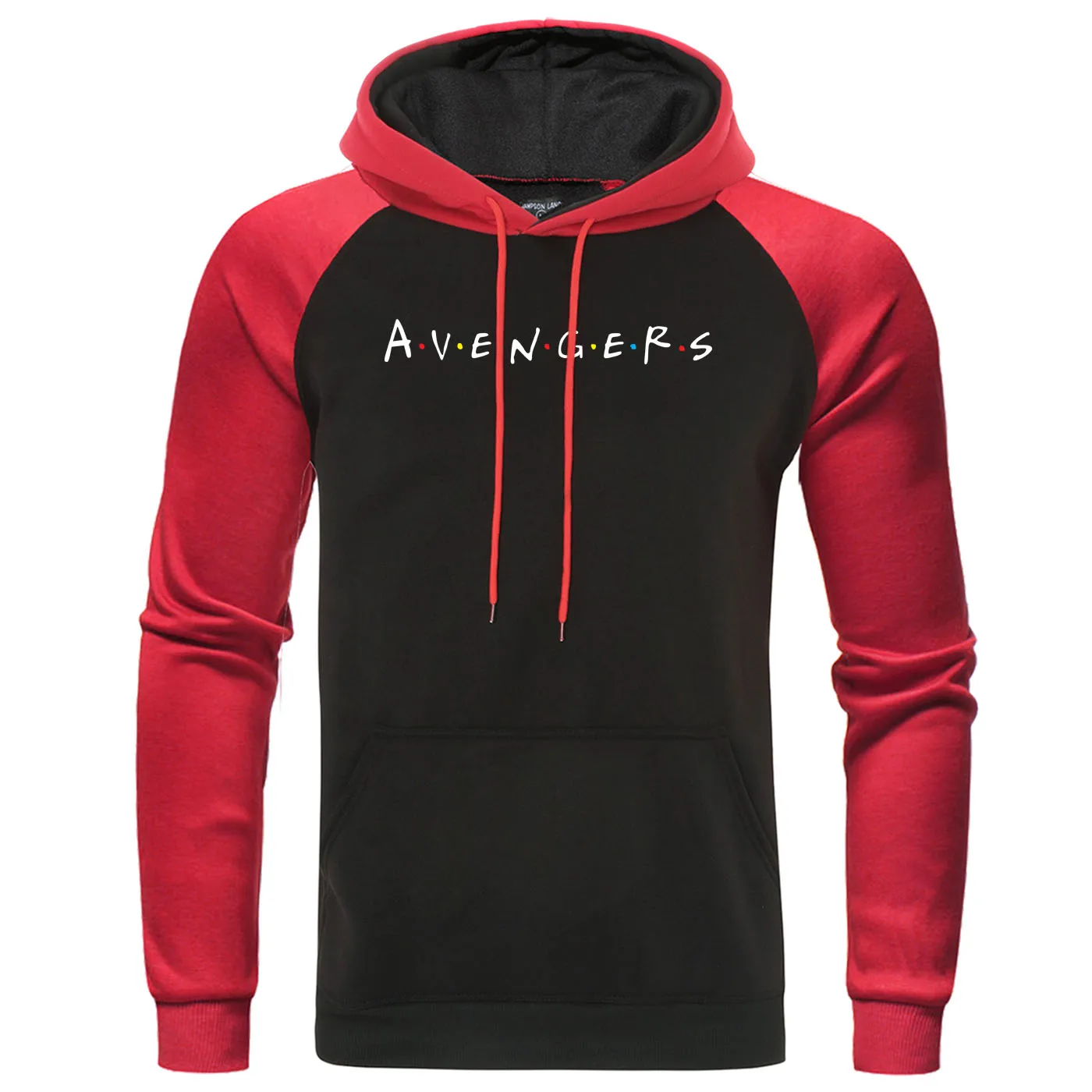 Friends TV Show Mens Hoodie Superhero Tony Stark The Avenger Raglan Hooded Sweatshirt 2020 Autumn Fashion Men Brand Streetwear | Мужская