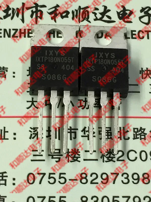 2шт/IXTP180N055T TO-220 180A 55V