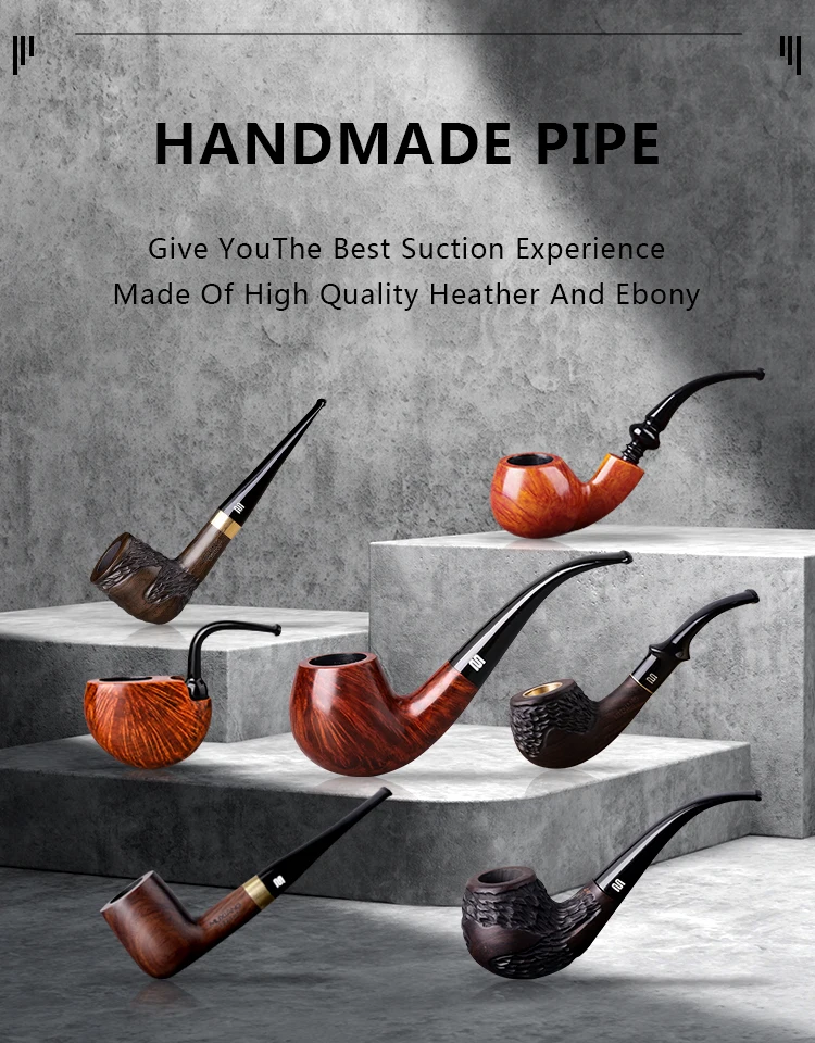 MUXIANG BE0150-525G Wooden Cigar Mouthpiece - MUXIANG Pipe Shop