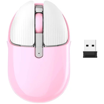 

Rechargeable Wireless Mouse Mini Portable Mobile Mouse 1200DPI Silent 3 Buttons Optical Mouse for PC Laptop Computer