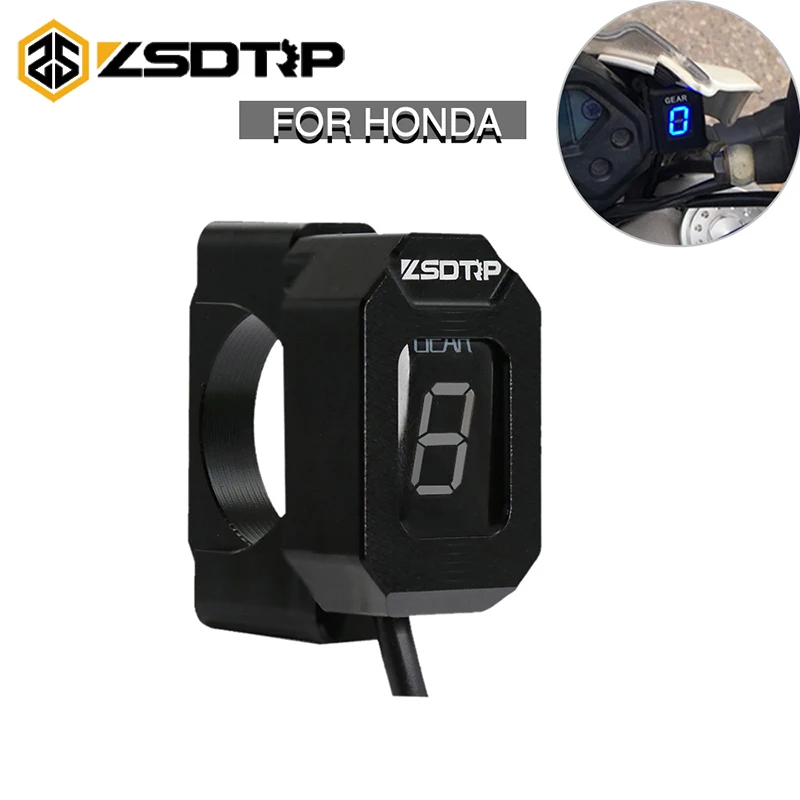 Светодиодный индикатор уровня шестерни ZSDTRP для мотоцикла 1 6 штекер блока