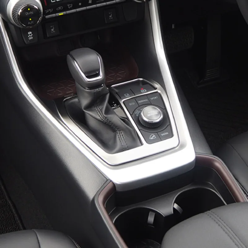 C right-hand-drive WELKINRY автомобильный чехол для Toyota RAV4 из нержавеющей стали, рычаг переключения передач, базовая отделка - Название цвета: C right-hand-drive