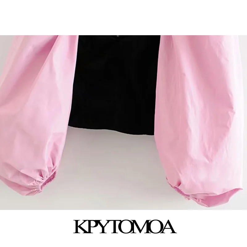 Женские винтажные укороченные блузки с v образным вырезом стильные Лоскутные