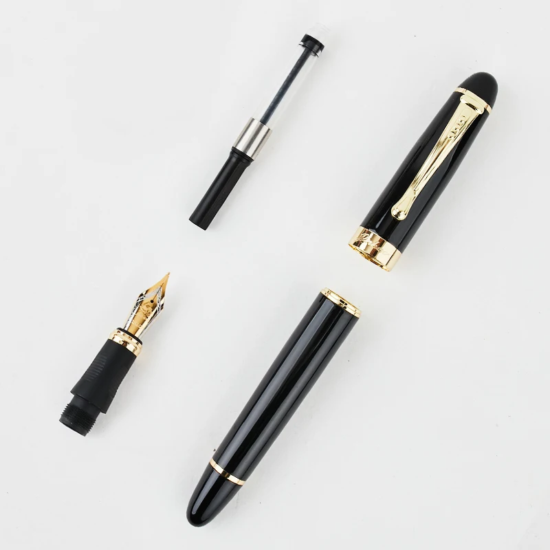 JINHAO Роскошная перьевая ручка Золотое перо 0 7 мм чернильная каллиграфическая