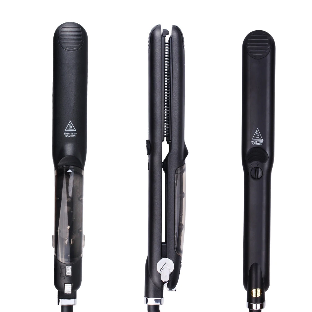 Pro Salon пара Функция Flat Iron Турмалин Керамика Vapor Professional Выпрямитель для волос с аргановое масло для волос Выпрямители