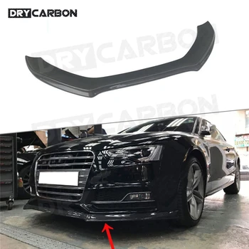 

For Audi A5 S5 Sedan 4 Door Coupe 2 Door 2013-2016 Carbon Fiber Front Bumper Lip Spoiler FRP Chin Shovel Guard