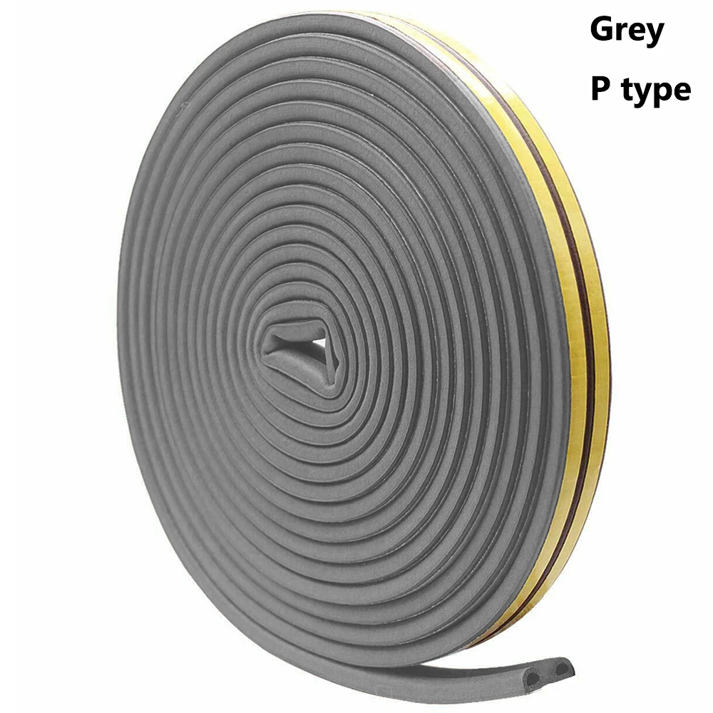 type3 Grey 1 предмет 5/10 м окна двери звукоизоляционные анти столкновение с защитой от пыли, самоклеющиеся пломбы прокладки пены Excluder для Аппаратные средства - Цвет: type3 Grey