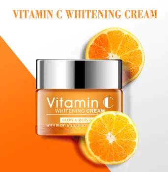 

Vitamin C 20% VC Whitening Facial Cream Repair Fade Freckles Remove Dark Spots Melanin Remover Brightening Face Cream
