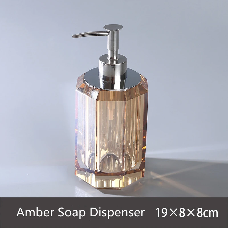 300ml-crystal-glass-soap-dispenser-bathroom-lotion-bottle-with-304-rust-proof-stainless-steel-pump-bathroom-sanitizer-bottle