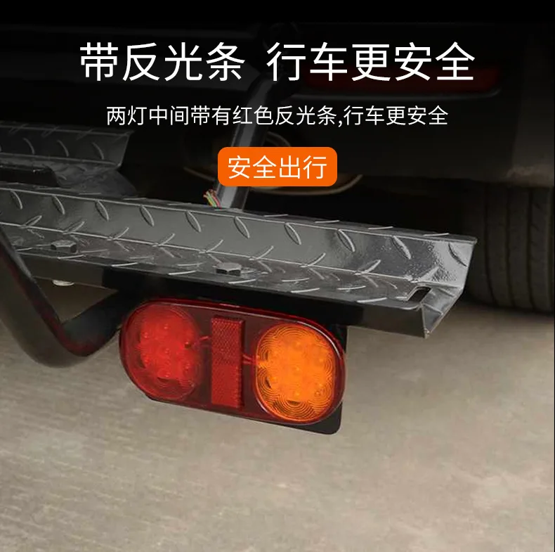 12 v led трейлер хвост комбинированная лампа караван прицеп автобус Универсальный-с номерным знаком света(одна пара