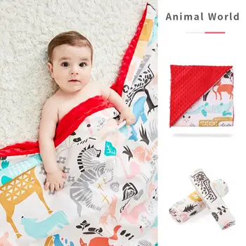 

Soft Newborn Baby Blankets Infant Bedding Quit Toddler Swaddling Wrap Baby Stroller Cover Kids Sleeping Swaddles Accessories