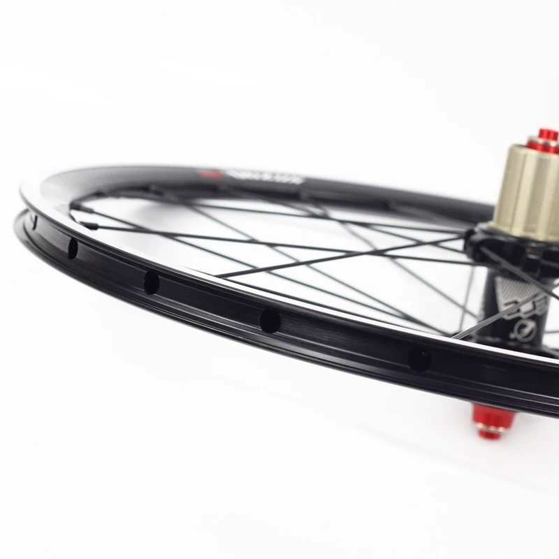 2" 451 406 алюминиевые колеса дисковый тормоз 24 мм высота 24H для мини Velo складывающийся BMX лежачий велосипед Minivelo набор колес