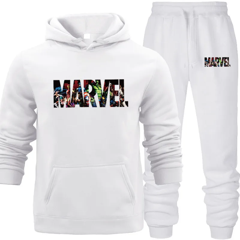 Пуловер унисекс с капюшоном; Спортивный костюм; толстовка с героями Marvel; принт в стиле хип-хоп; худи с карманами и уличным капюшоном для девочек - Цвет: BAI-BAI-CMWD