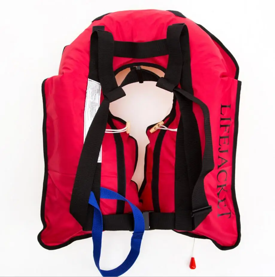 Автоматический надувной спасательный жилет для взрослых стильный цветной