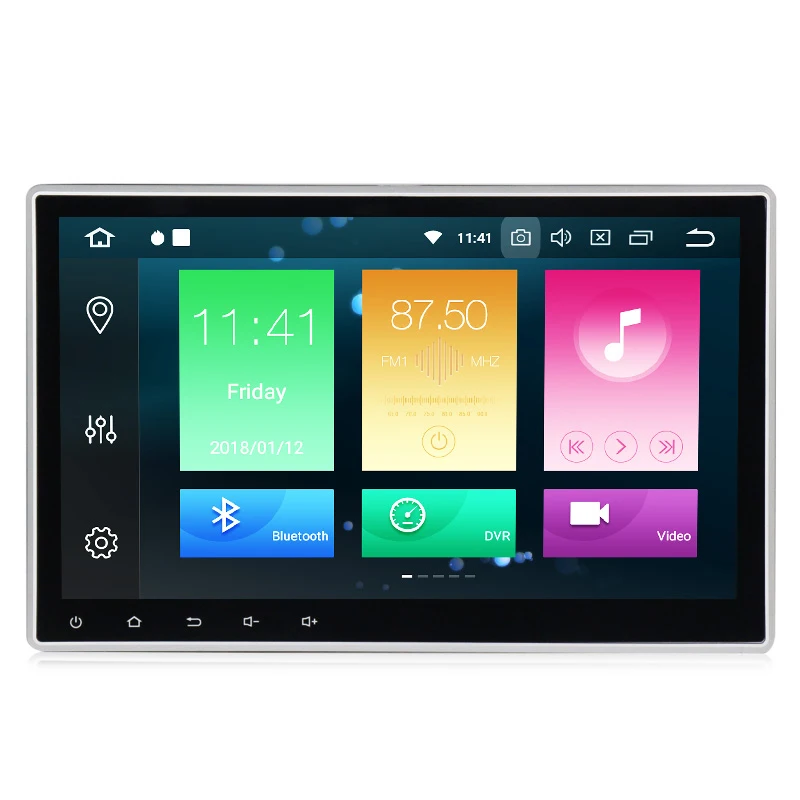 Автомобильный DVD плеер 10 1 дюйма Android 0 GPS радио универсальная навигация 2 din Swingable