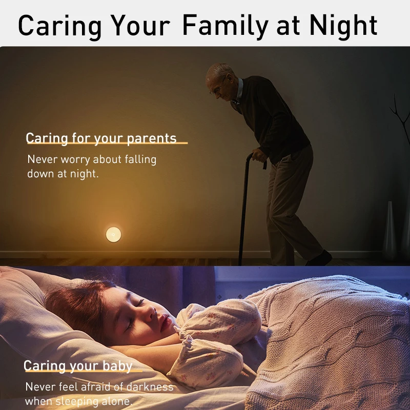 Baseus Интеллектуальный светодиодный светильник инфракрасный датчик движения