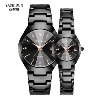 

Valentine's Romantic Couple Watches His and Hers Quartz Analog Wrist Watches Gifts Set for Lovers Set of Two