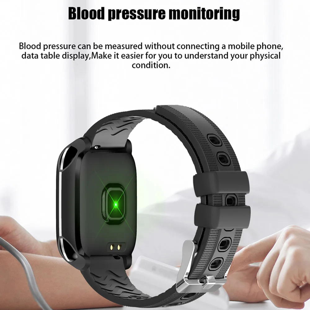 TF9 сенсорный экран браслет IP67 водонепроницаемый смарт-часы монитор сердечного ритма кровяное давление здоровье браслет сна фитнес-трекер