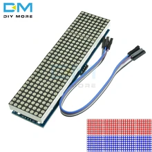 MAX7219 светодиодный микроконтроллер 4 в 1 дисплей с 5P линейный точечный матричный модуль управления для Arduino 8x8 Dot 5V общий катод