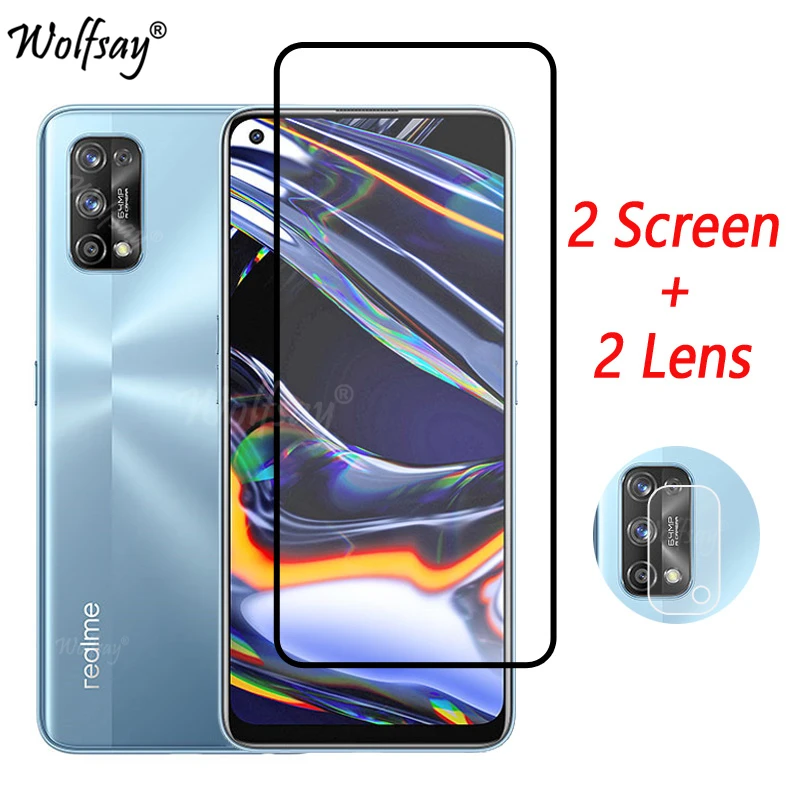 Закаленное стекло с полным покрытием для Oppo Realme 7 Pro, Защита экрана для Oppo Realme 7 Pro, стекло для камеры для Oppo Realme 7 Pro, стекло|Защитные стёкла и плёнки| | АлиЭкспресс
