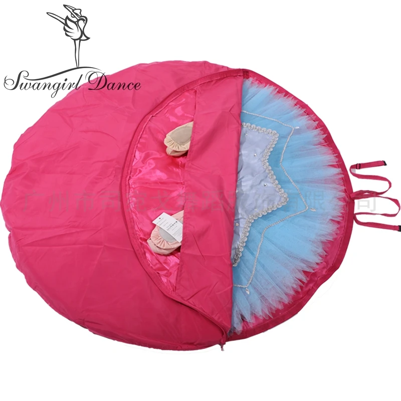 

rose red Ballet Tutu Bag Ballet Professional Dance Receive Package Dance Tutu Bag AS8630