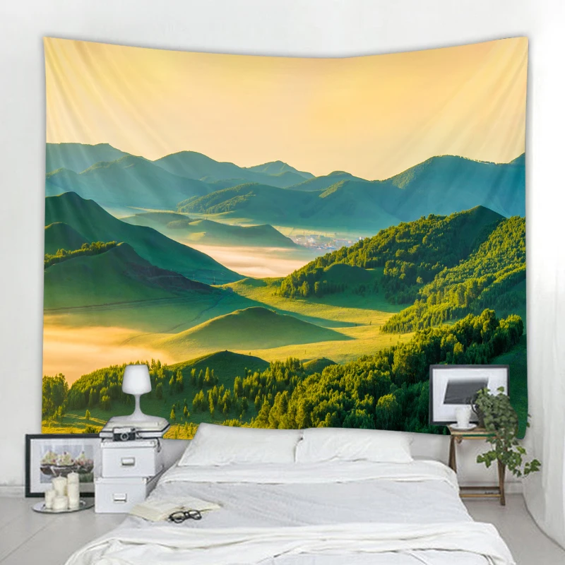 Tapestry Decorations Canvas Wall Art 3D Digital Print Household Tapestries