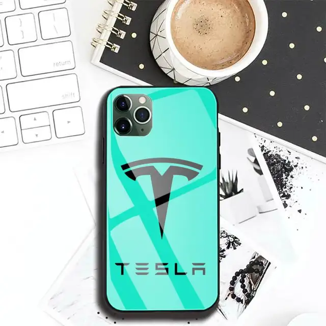 Tesla Phone Case Tempered Glass Tesla League