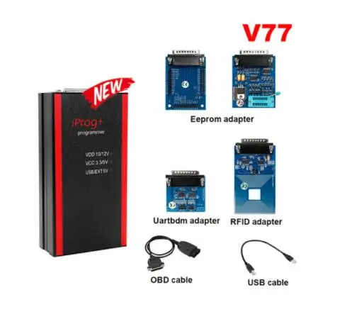 4pcs Iprog+ Iprog Pro key Programer V77Support IMMO коррекция пробега сброс подушки безопасности до года Замена Carprog/Full/Digiprog - Цвет: 4pcs
