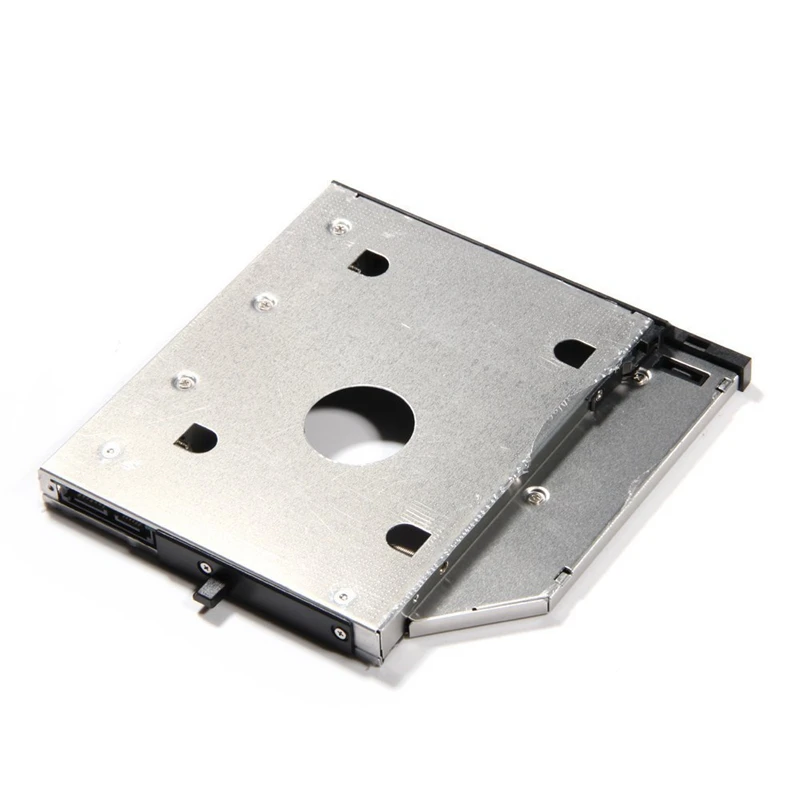 Горячая Распродажа Универсальный алюминиевый 12,7 мм SATA 2,0 2nd HDD Caddy 2," HDD чехол SSD корпус для ноутбука 12,7 мм ODD DVD-ROM Optibay