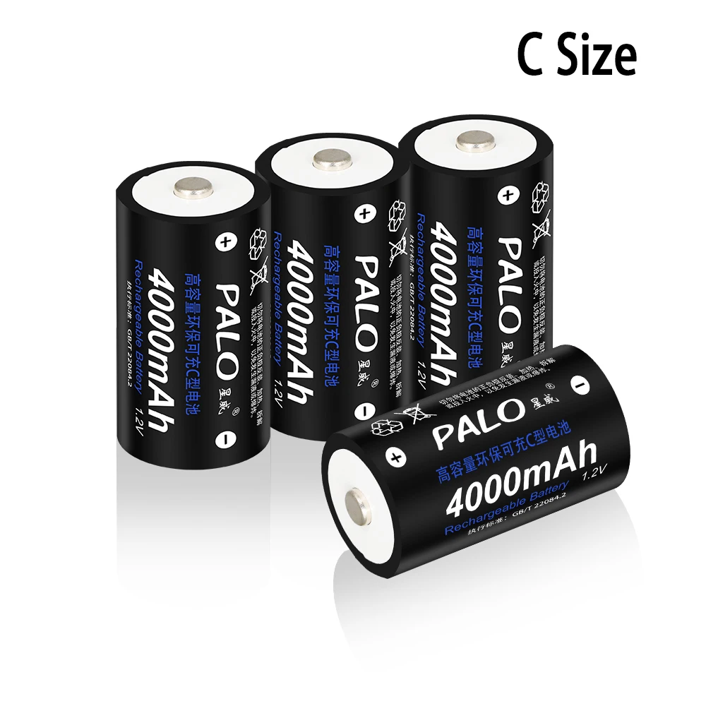 R14 C komórka 1.2V C rozmiar akumulator 4000mAh NI MH baterie na świeca ...