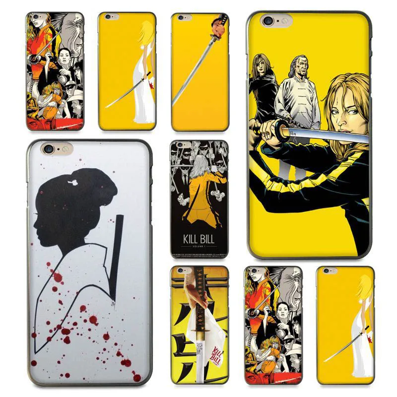 

Kill Bill Movie Drawing TPU phone case for iPhone 8 7 6 6S Plus X 10 5 5S SE 5C Coque Shell