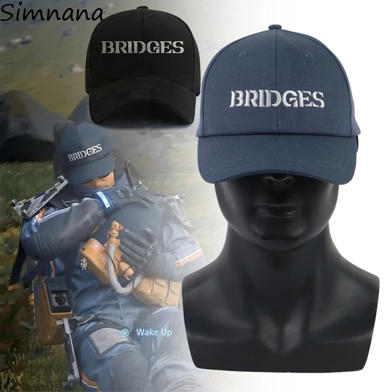 

Game Death Stranding Cosplay Hat Sam Baseball Caps Adjustable Unisex Fashion Letter Sun Hats Cosplay Prop